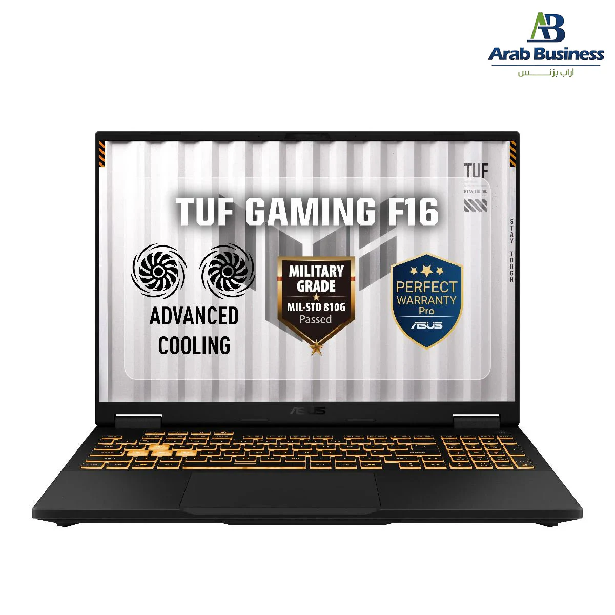ASUS TUF Gaming F16 FX608JHI-TU657W Gaming Laptop, Intel Core i7 14650HX, 16GB RAM 512GB SSD, RTX 5050 8GB, 16” WUXGA 144Hz, Win11 - 90NR0NA1-M00BM0