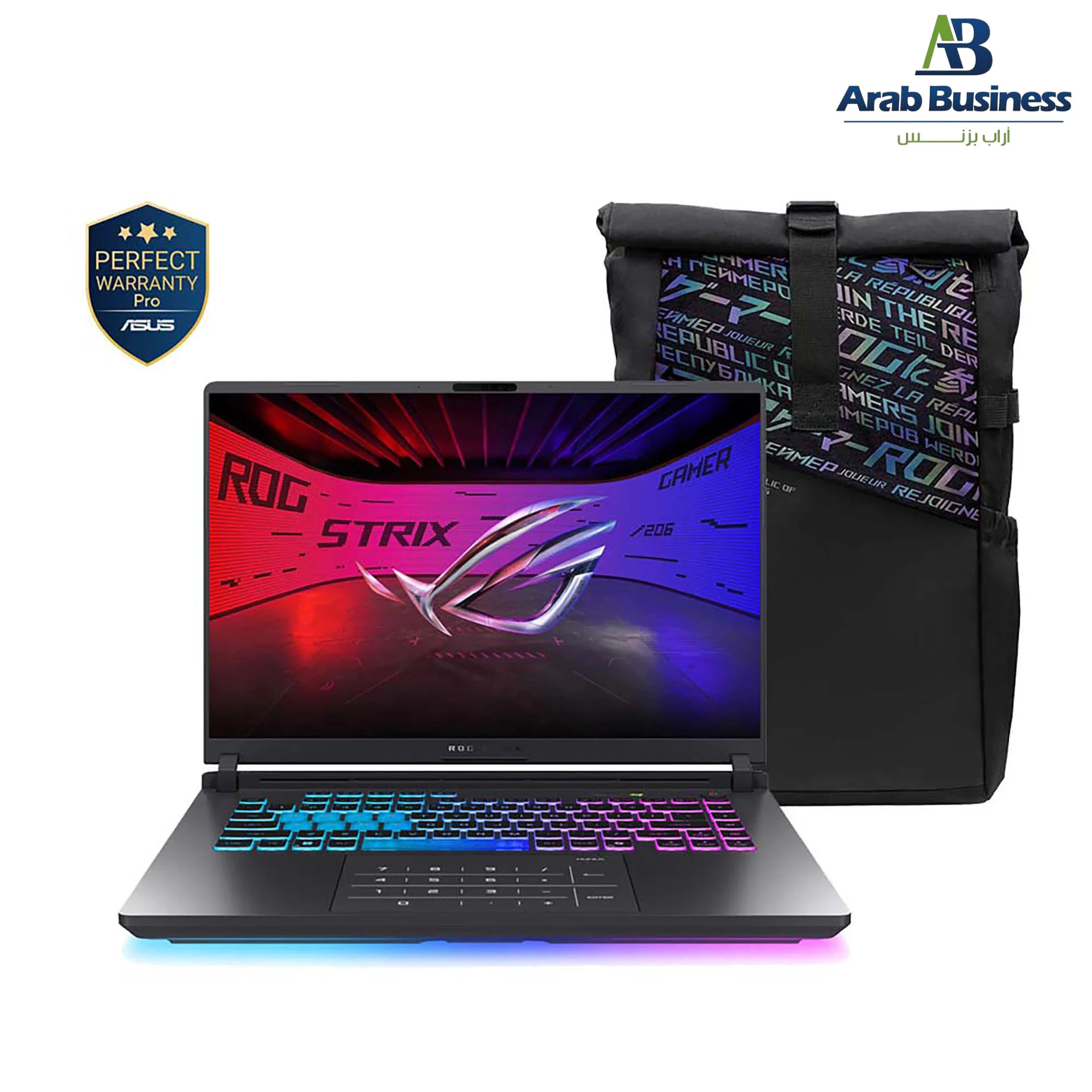 LAPTOP ASUS ROG Strix G16 G614PH-RV161W CPU Ryzen 9 8940HX RAM DDR5 16GB HDD 1TB NVMe  M.2 SSD NVIDIA RTX 5050 16 FHD  165HZ Windows 11 Home