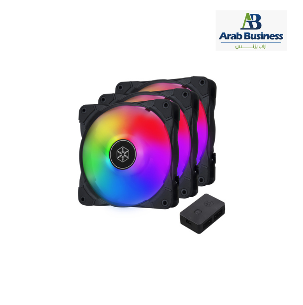 Air Blazer 120i Lite Brilliant 3-in-1 addressable RGB fan pack with controller