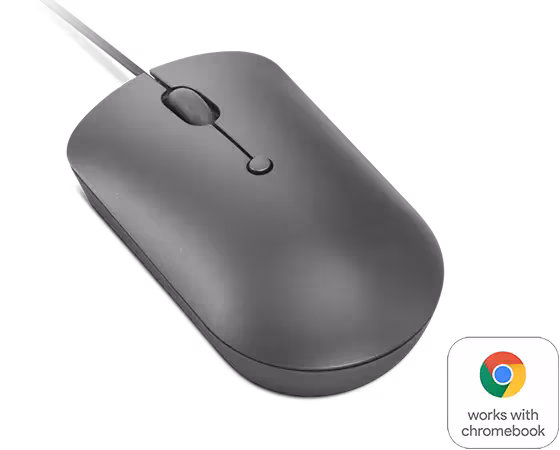 LENOVO 540 USB -C  COMPACT WIRED MOUSE - STORM GREY